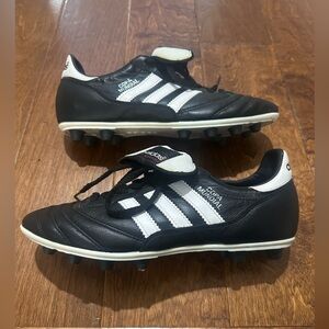 Adidas Copa Mundial Black and White Soccer Cleats